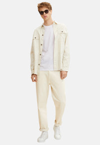 Tom Tailor Printed Kurzarmshirt Rundhals