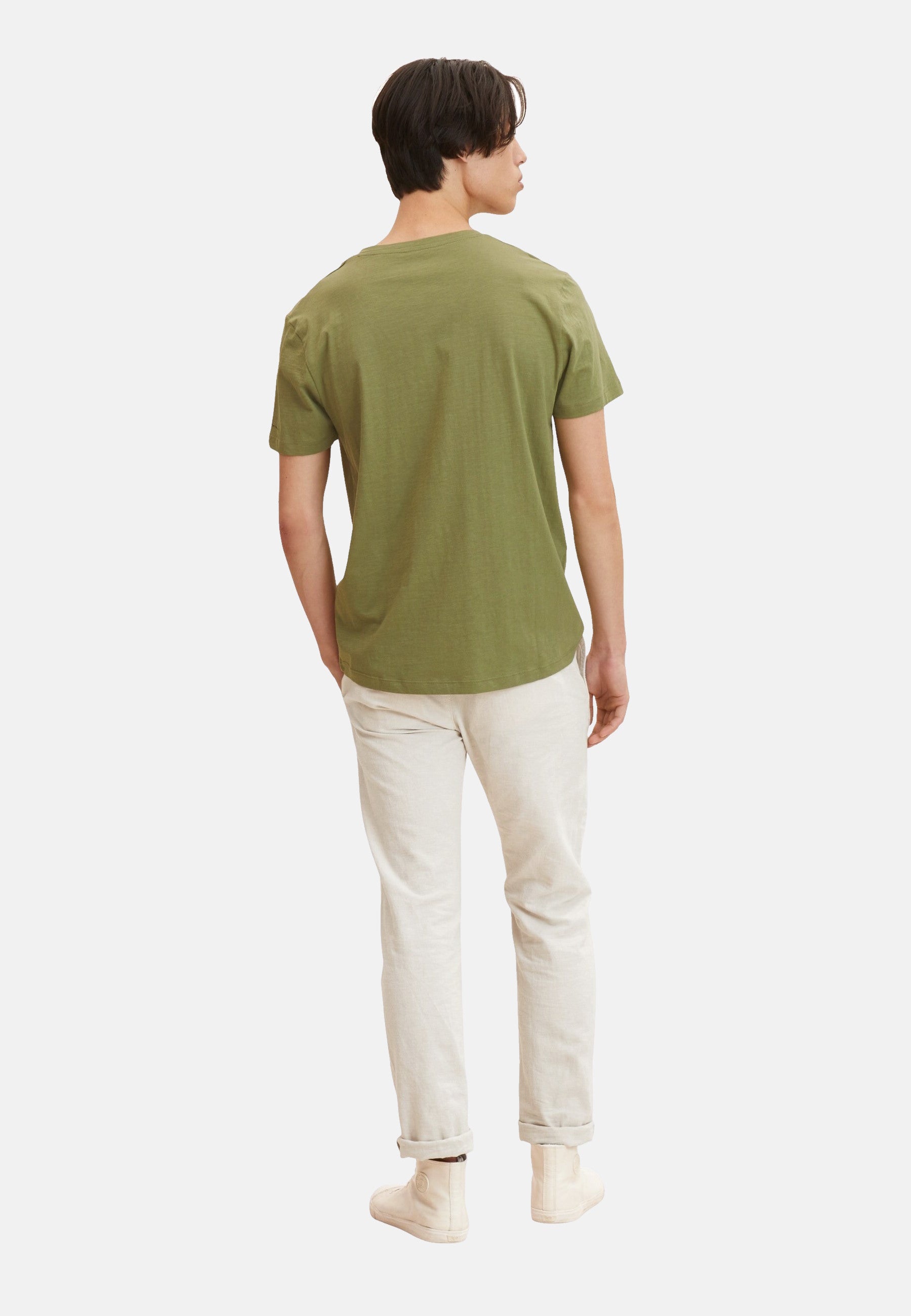 Tom Tailor V-Neck with Pocket Kurzarmshirt