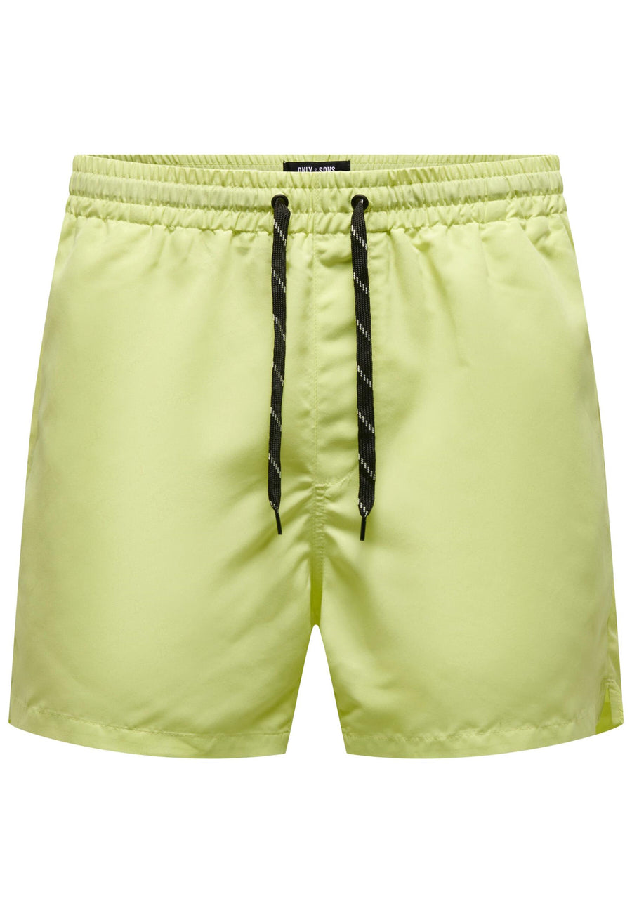Only & Sons Badeshorts ONSTED LIFE SWIM SHORT mit Tunnelzug und Logo-Detail