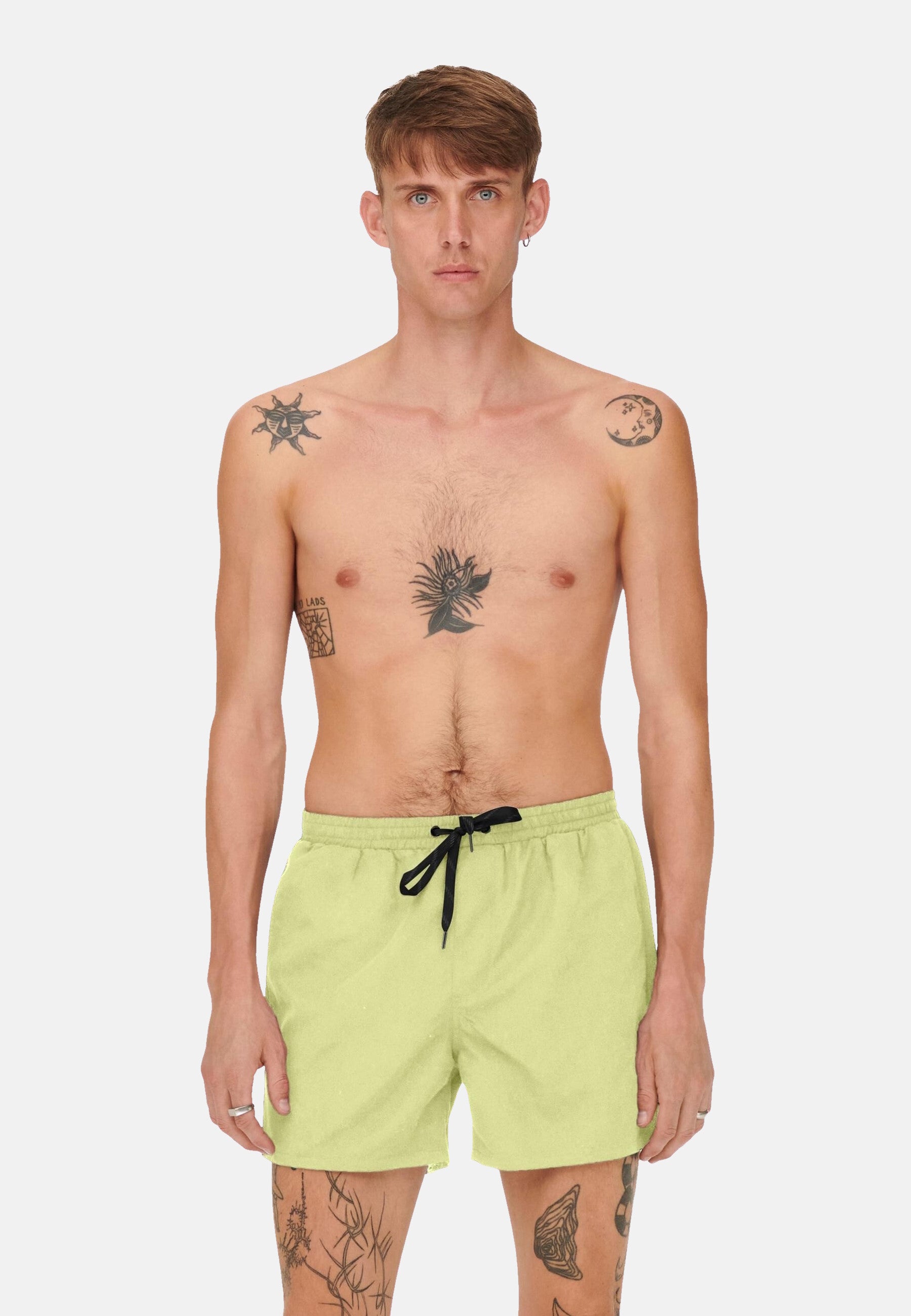 Only & Sons Badeshorts ONSTED LIFE SWIM SHORT mit Tunnelzug und Logo-Detail