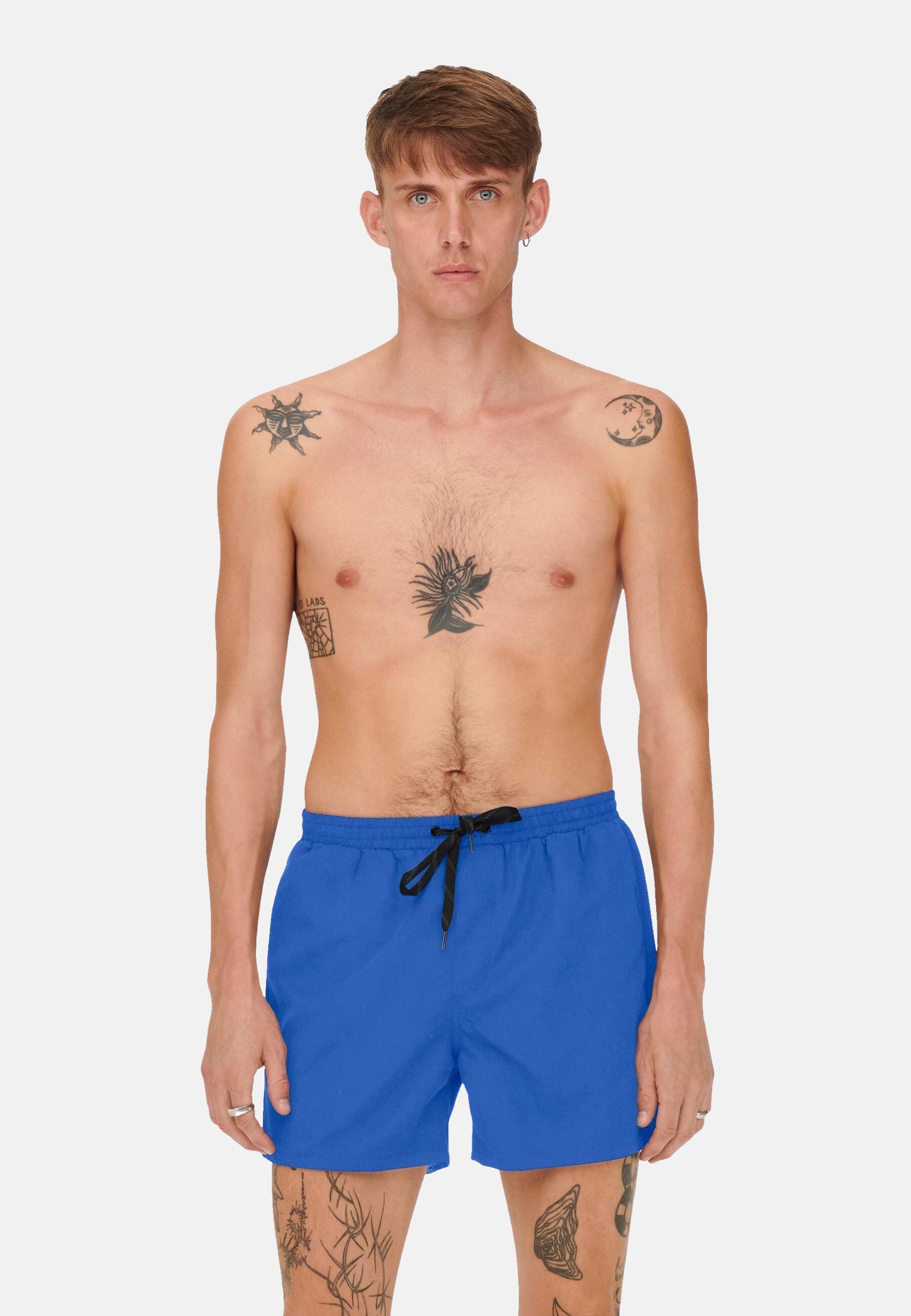 Only & Sons Badeshorts ONSTED LIFE SWIM SHORT mit Tunnelzug und Logo-Detail