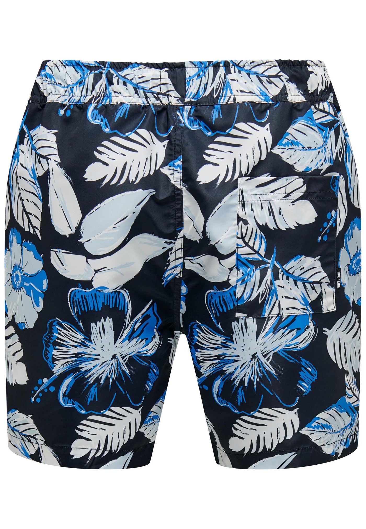 Only & Sons Badeshorts ONSTHOR SWIM MID FLOWER mit Tunnelzug und Alloverprint
