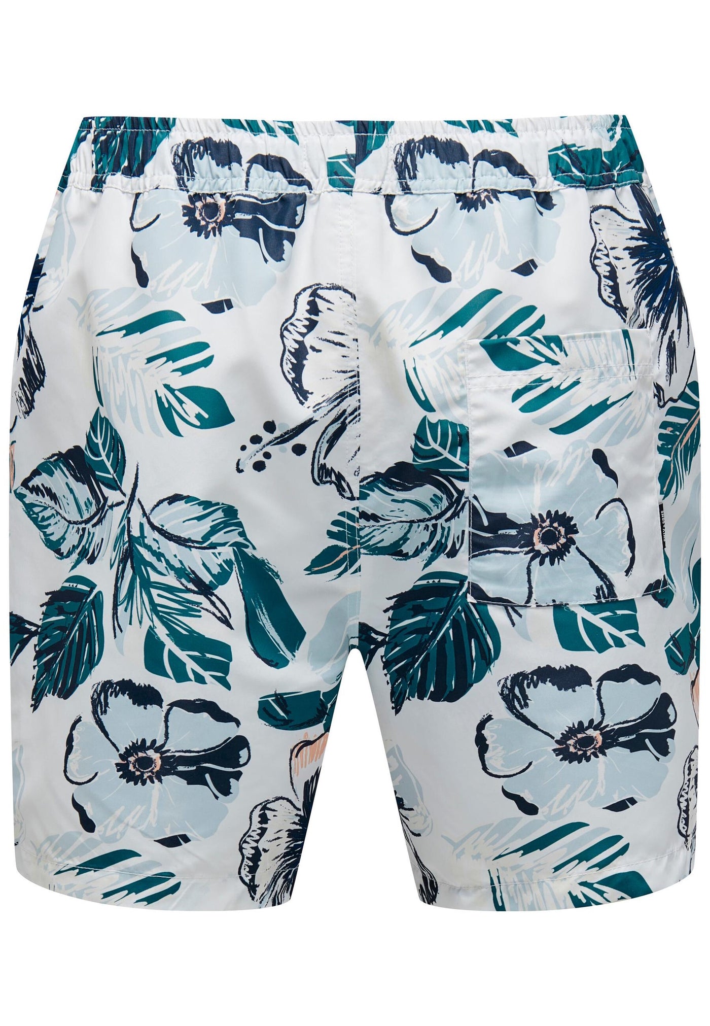 Only & Sons Badeshorts ONSTHOR SWIM MID FLOWER mit Tunnelzug und Alloverprint
