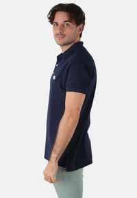DEELUXE Unifarbenes Kurzarm-T-Shirt PLAYING mit Polokragen und Knopfleiste in normaler Passform