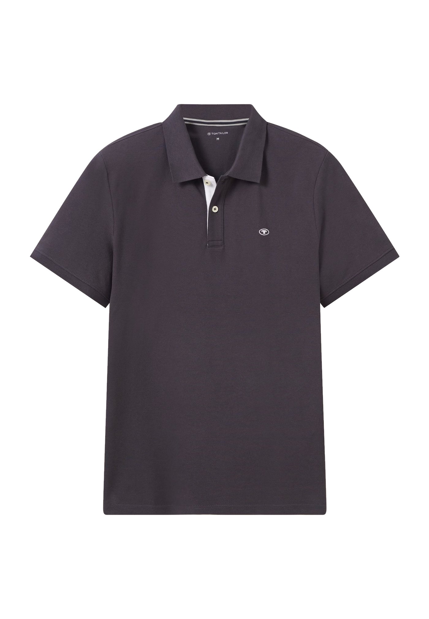 Tom Tailor Basic Polo Kurzarmshirt mit Logo-Stickerei