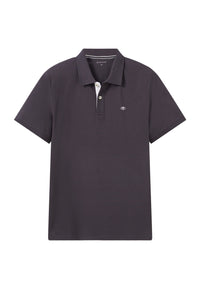 Tom Tailor Basic Polo Kurzarmshirt mit Logo-Stickerei