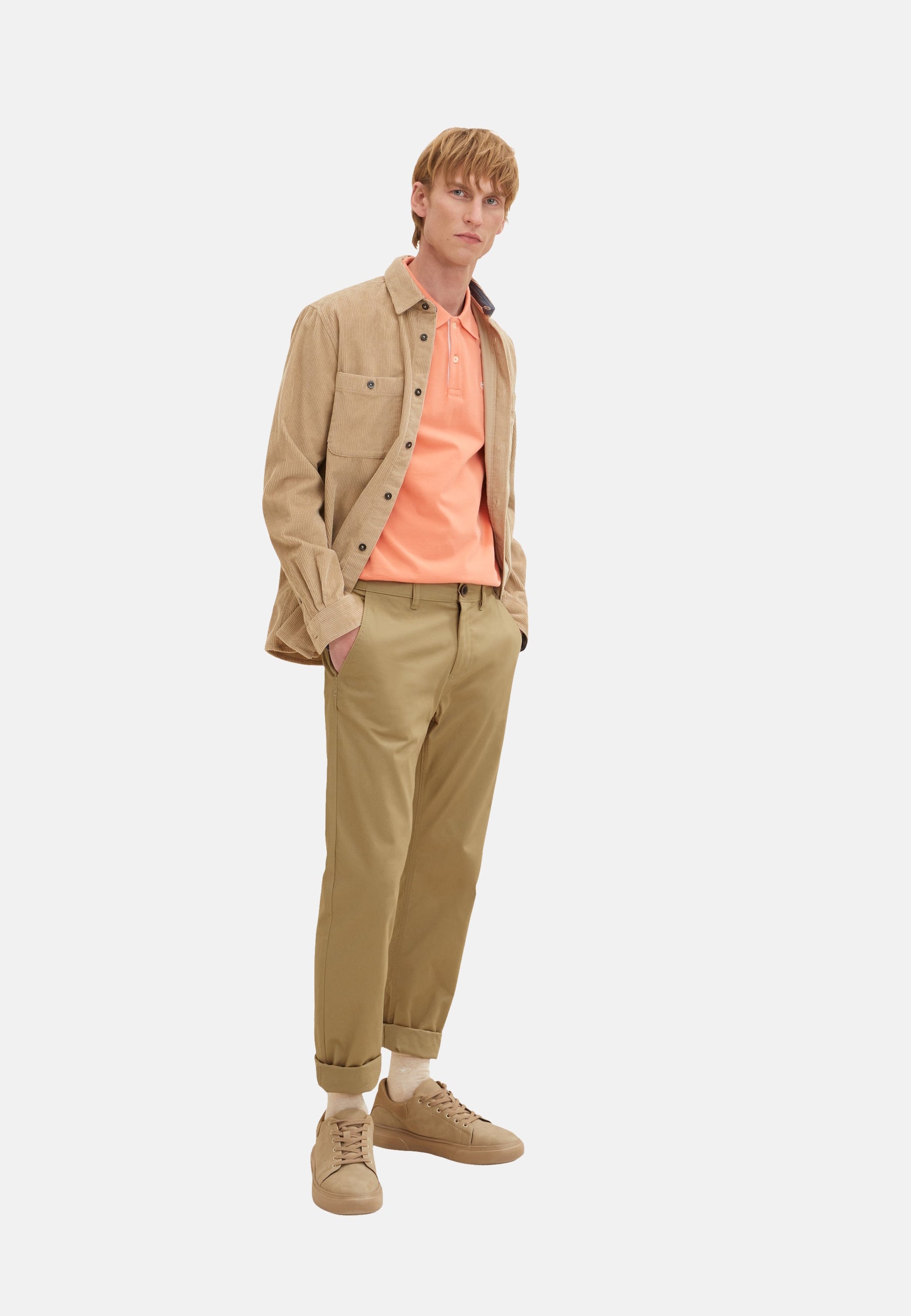 Tom Tailor Basic Polo Kurzarmshirt mit Logo-Stickerei