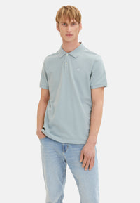 Tom Tailor Basic Polo Kurzarmshirt mit Logo-Stickerei
