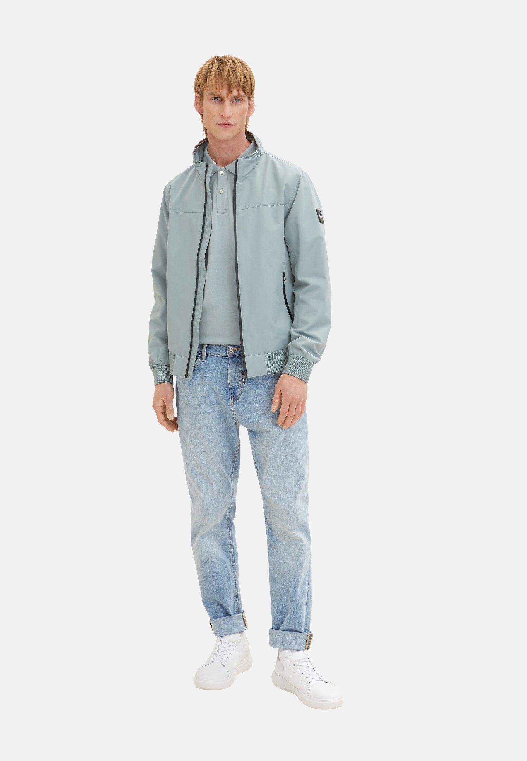 Tom Tailor Basic Polo Kurzarmshirt mit Logo-Stickerei