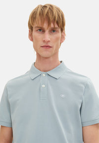 Tom Tailor Basic Polo Kurzarmshirt mit Logo-Stickerei