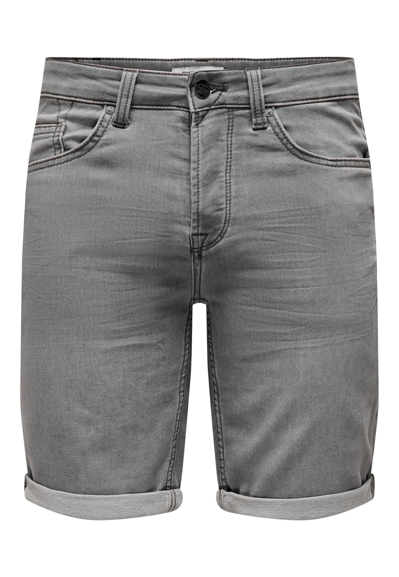 Only & Sons PLY REG GR JOG SHO PK 8583 DNM kurze Jeanshose