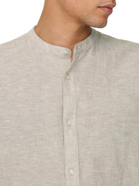 Only & Sons Slim Fit Freizeithemd Caiden Solid mit Maokragen und durchgehender Knopfleiste