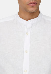 Only & Sons Slim Fit Freizeithemd Caiden Solid mit Maokragen und durchgehender Knopfleiste