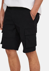 Only & Sons Regular-Fit-Cargoshorts Cam Stage mit seitlichen Eingrifftaschen und Leistentaschen am Gesäß in Regular Fit