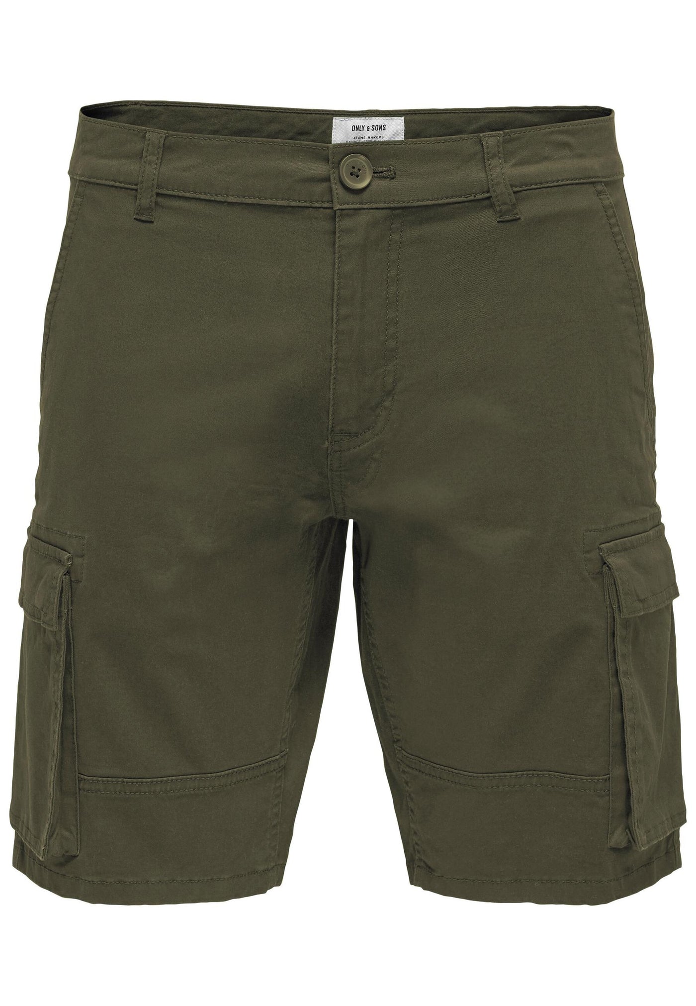 Only & Sons Regular-Fit-Cargoshorts Cam Stage mit seitlichen Eingrifftaschen und Leistentaschen am Gesäß in Regular Fit