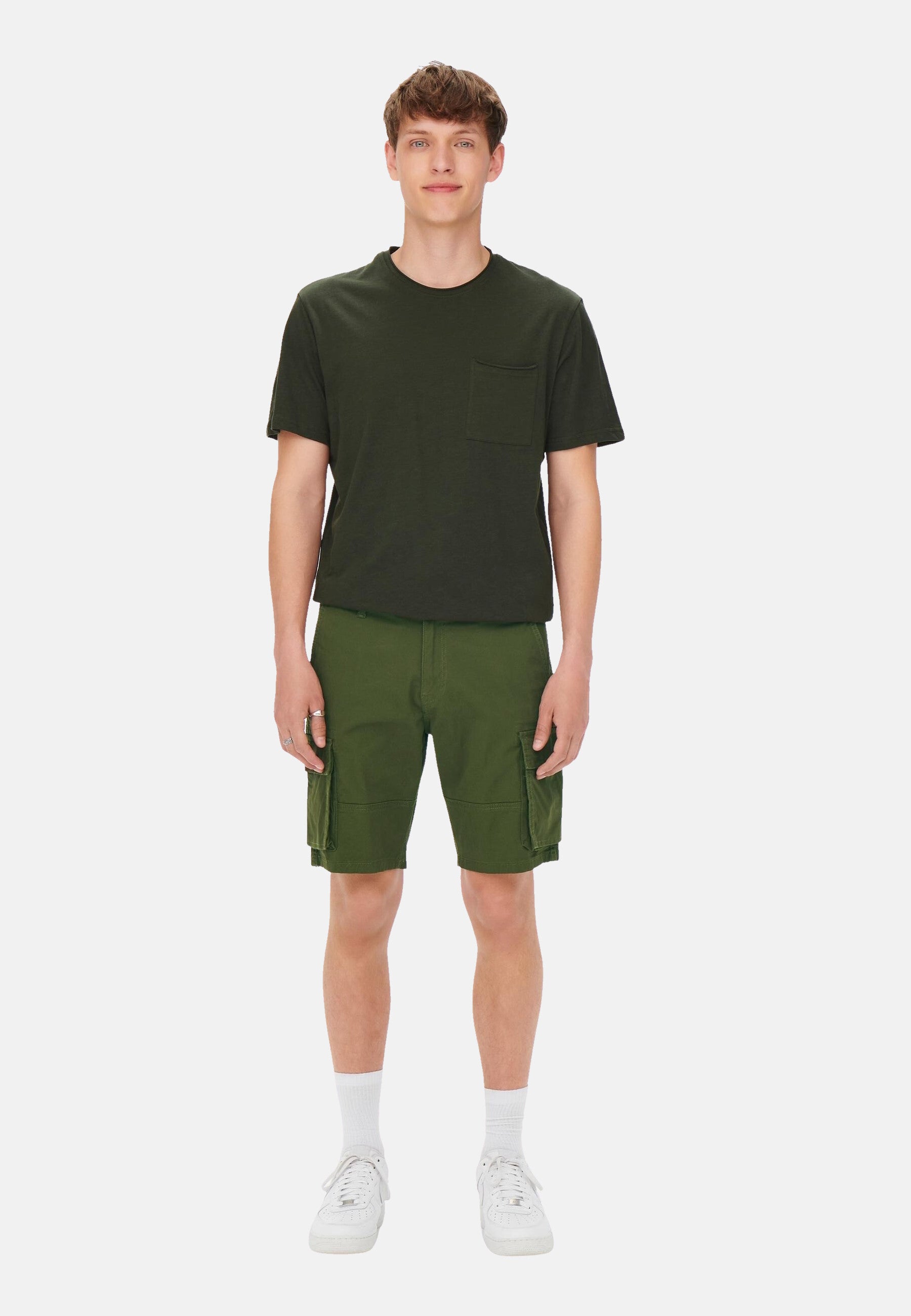 Only & Sons Regular-Fit-Cargoshorts Cam Stage mit seitlichen Eingrifftaschen und Leistentaschen am Gesäß in Regular Fit