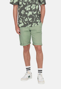 Only & Sons Unifarbene Short Peter Reg Twill mit seitlichen Eingrifftaschen und umgeschlagenem Saum