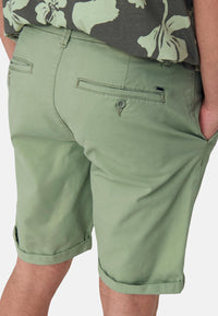 Only & Sons Unifarbene Short Peter Reg Twill mit seitlichen Eingrifftaschen und umgeschlagenem Saum