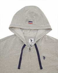 U.S. POLO Sweatjacke Zipper Hooded Jacke mit Kapuze