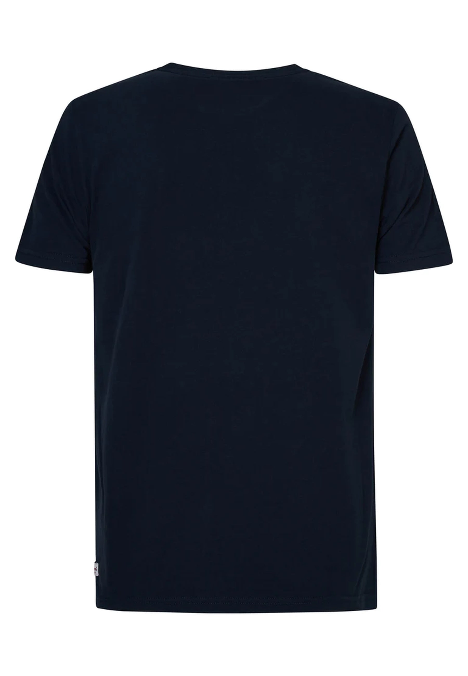 Petrol Industries Classic Print Kurzarmshirt mit Rundhalsausschnitt und Logoprint