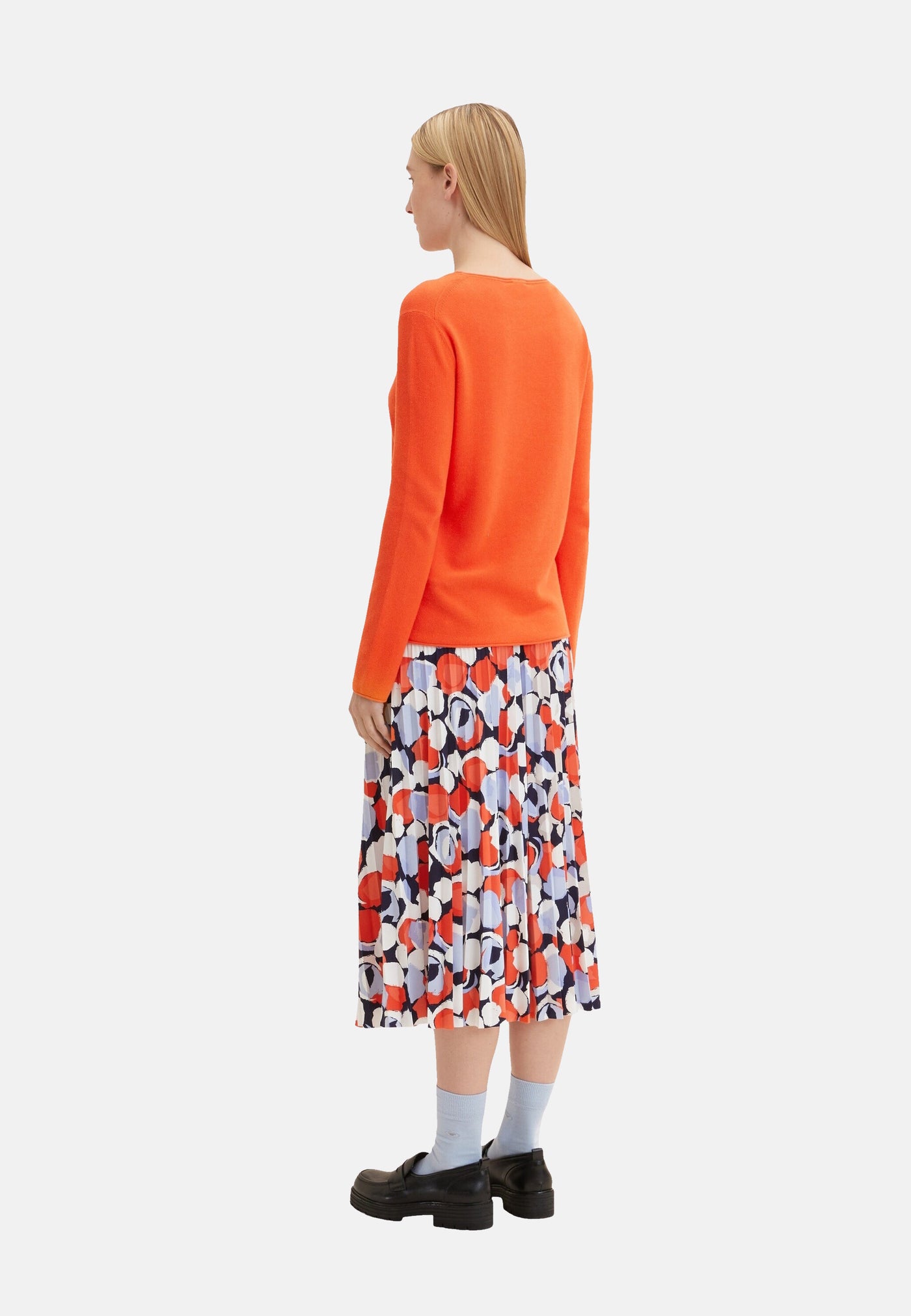 Tom Tailor Unifarbener Strickpullover mit Rundhalsausschnitt in Regular Fit