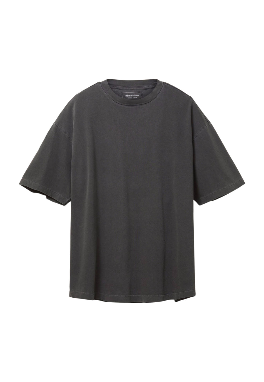 Tom Tailor Oversized-T-Shirt mit Rundhalsausschnitt aus Baumwolljersey