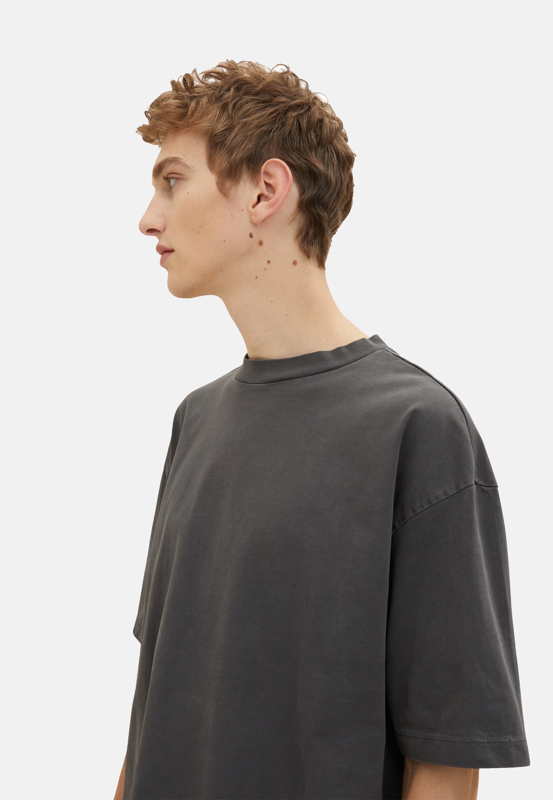 Tom Tailor Oversized-T-Shirt mit Rundhalsausschnitt aus Baumwolljersey