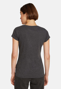 Tom Tailor Basic-T-Shirt im 2-Pack mit Rundhalsausschnitt und Logo-Print in Loose Fit