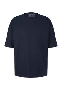 Tom Tailor Oversized-T-Shirt mit Rundhalsausschnitt aus Baumwolljersey