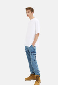 Tom Tailor Oversized-T-Shirt mit Rundhalsausschnitt aus Baumwolljersey