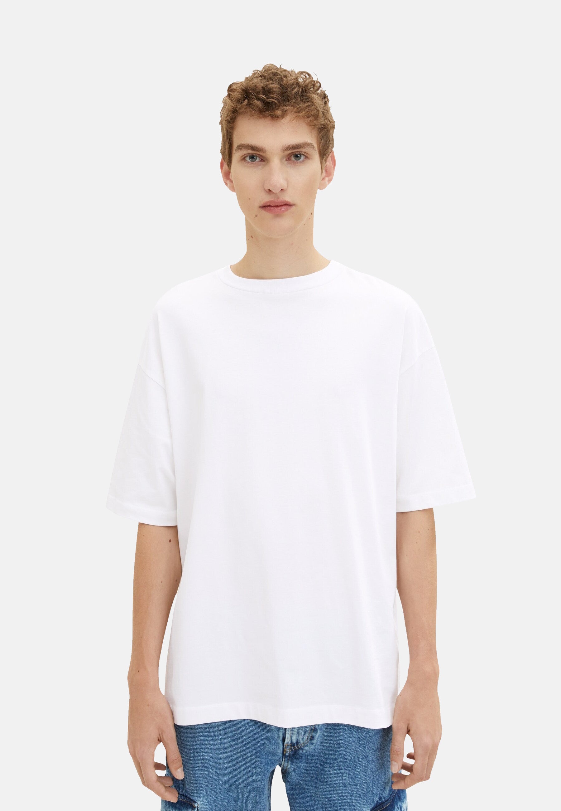 Tom Tailor Oversized-T-Shirt mit Rundhalsausschnitt aus Baumwolljersey