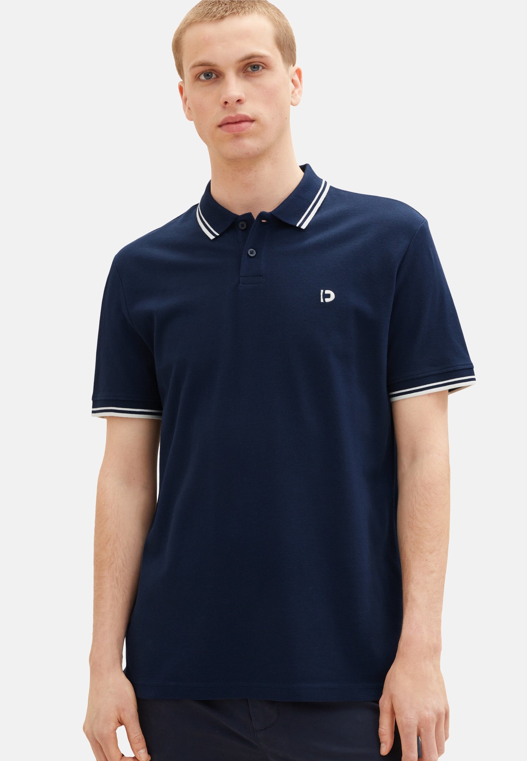 Tom Tailor Kurzarmshirt mit Polokragen