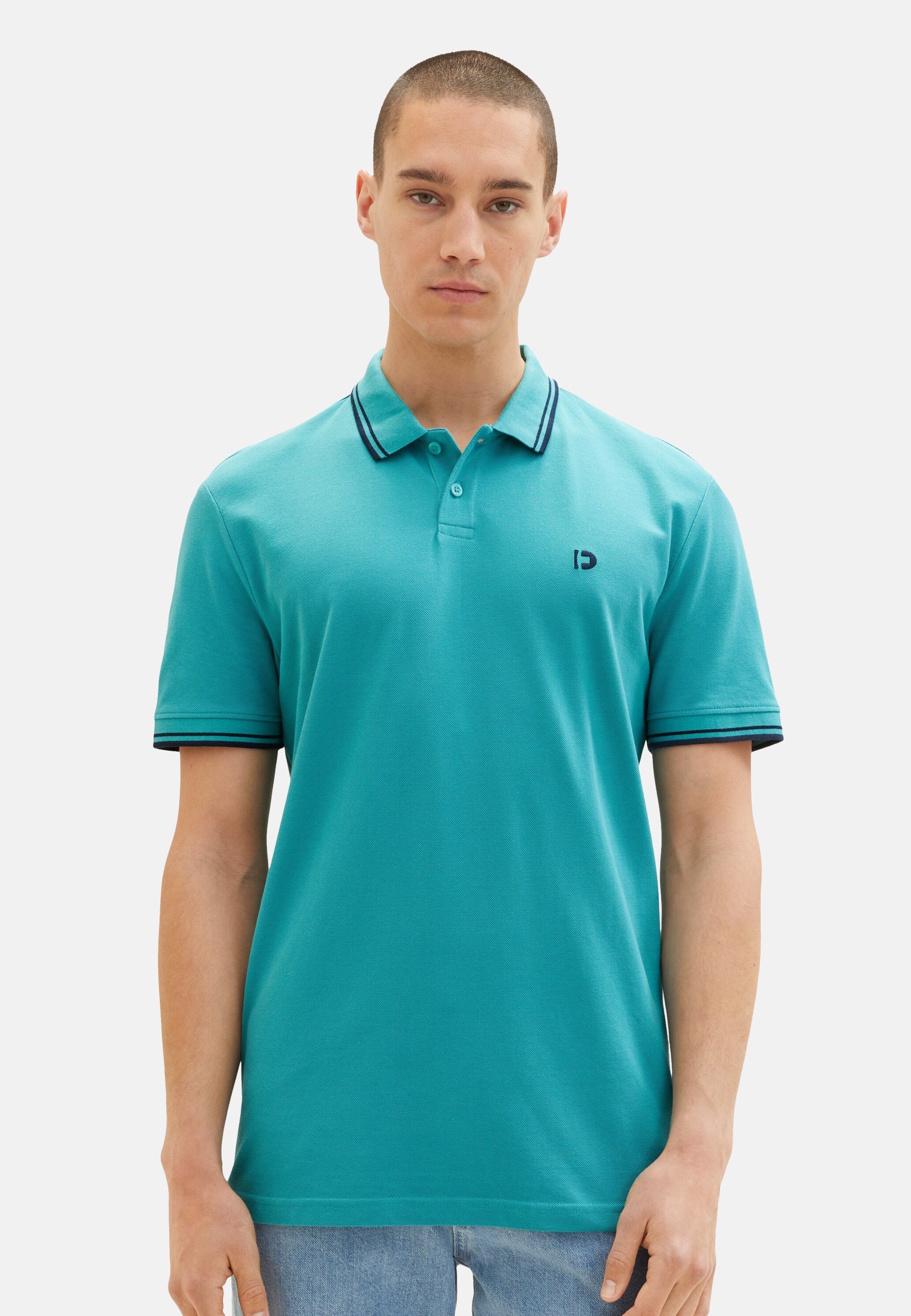 Tom Tailor Kurzarmshirt mit Polokragen