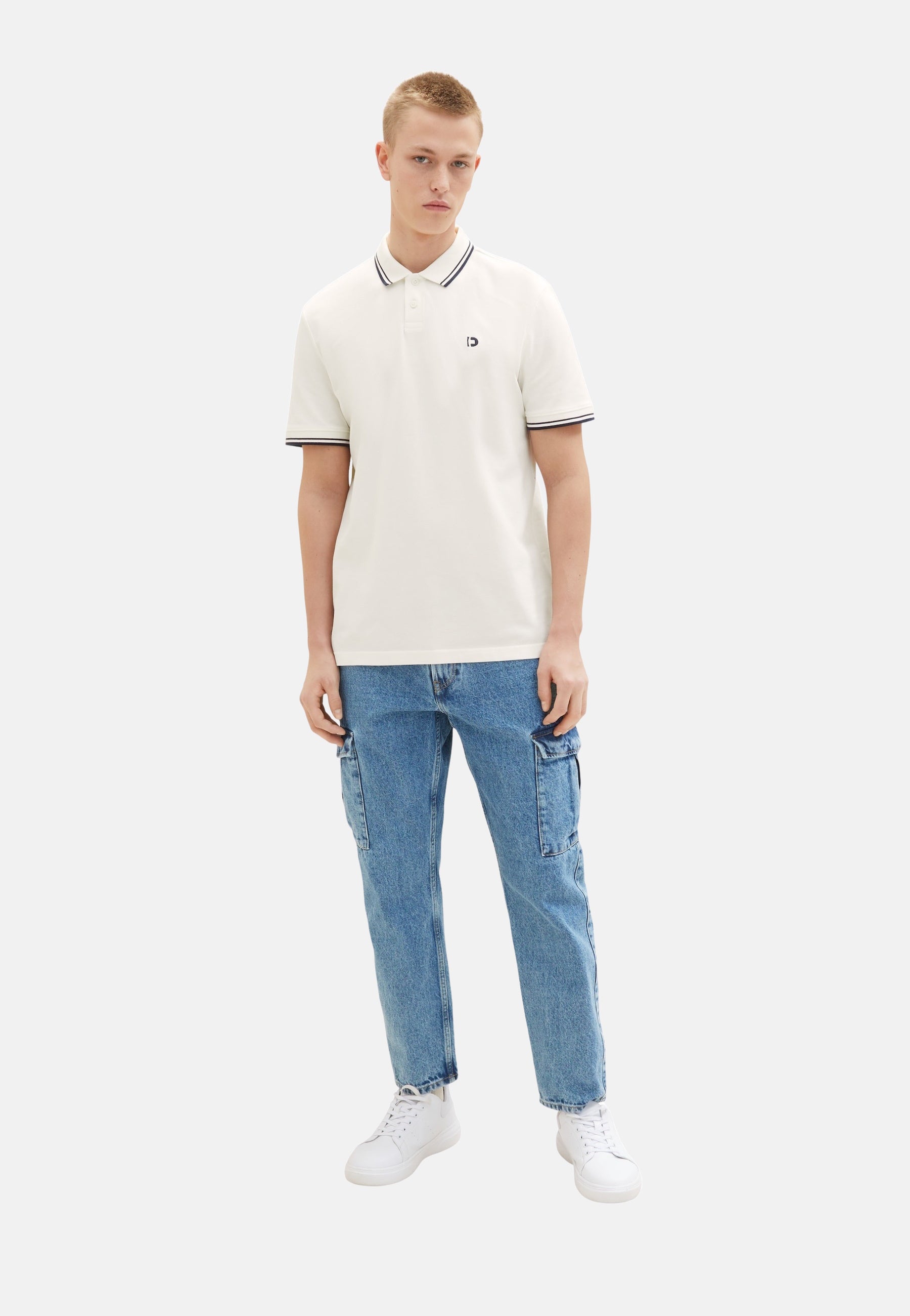 Tom Tailor Kurzarmshirt mit Polokragen