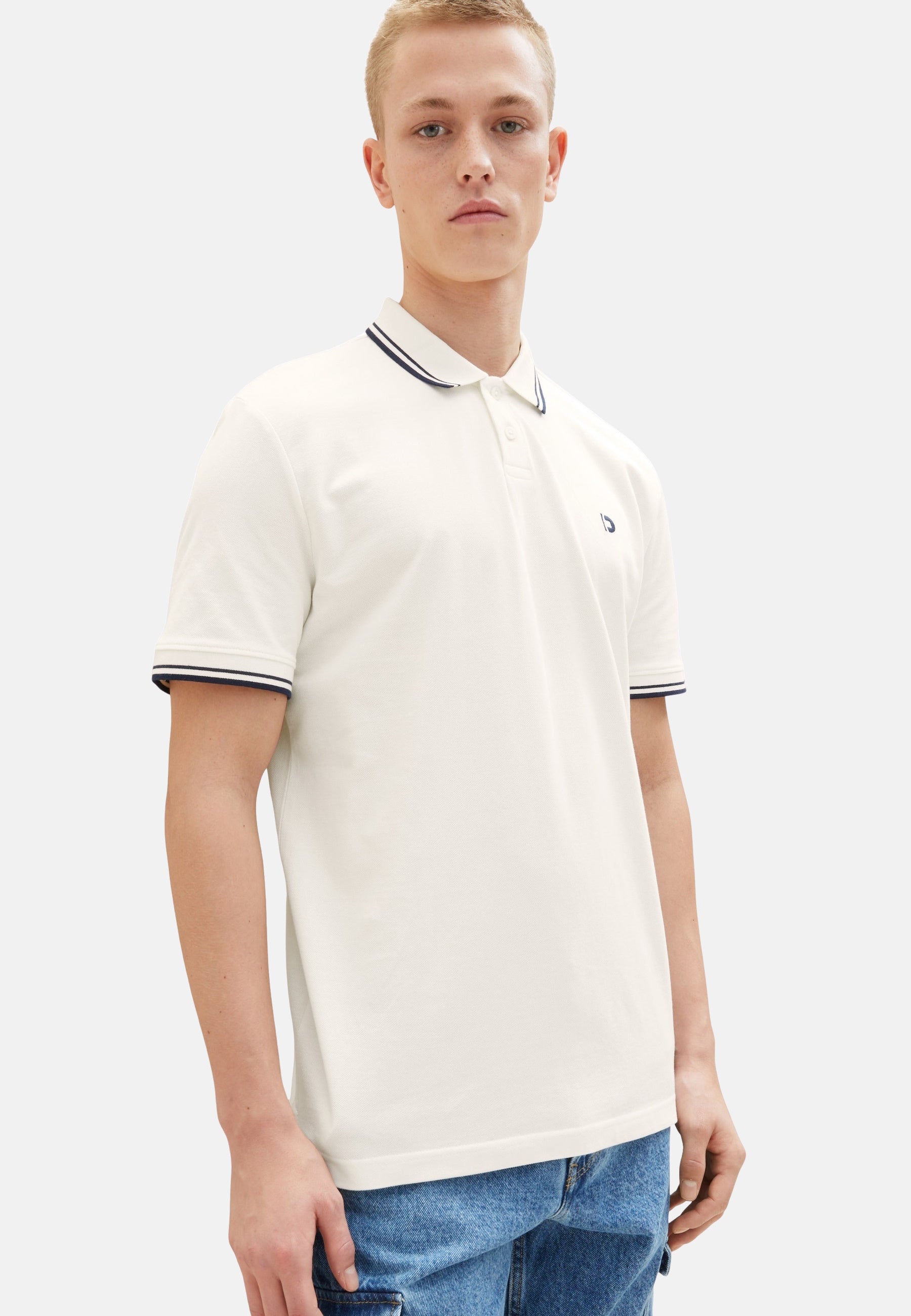 Tom Tailor Kurzarmshirt mit Polokragen