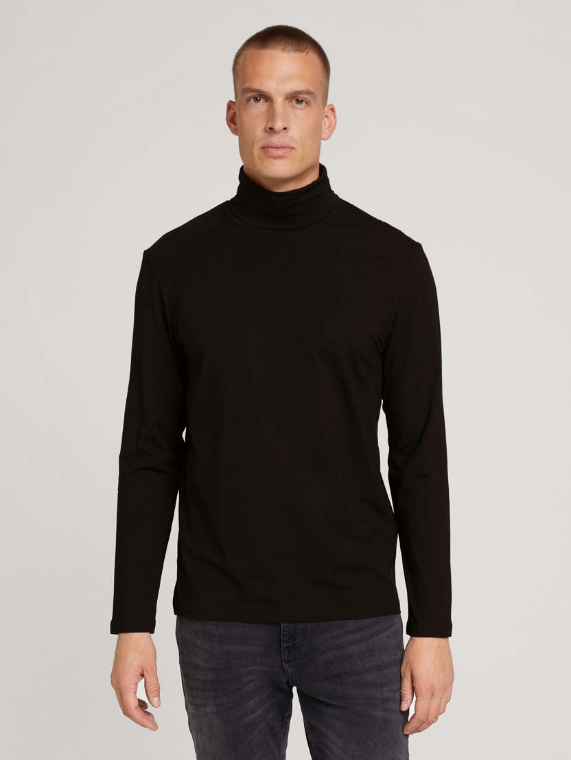 Tom Tailor Basic Rollkragenshirt Sweatshirt