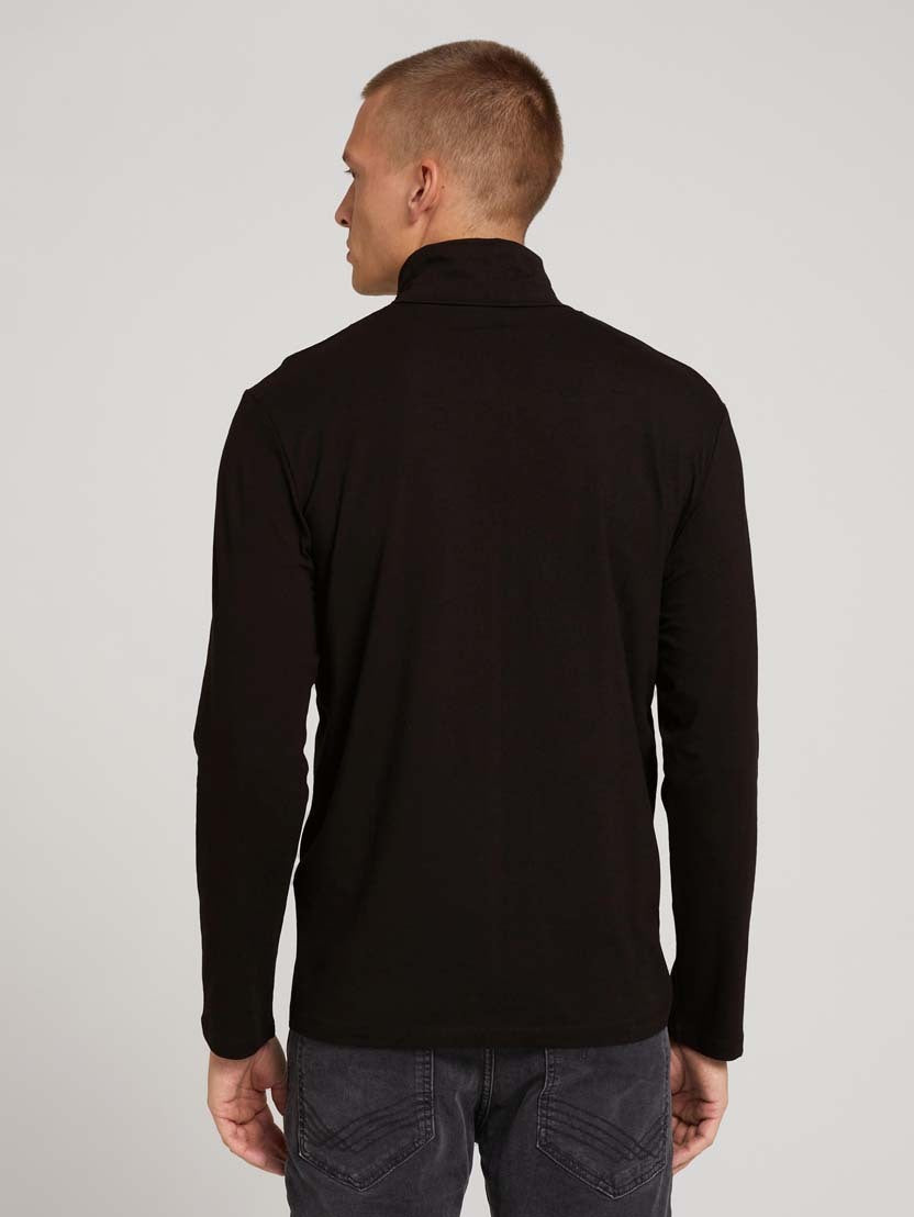 Tom Tailor Basic Rollkragenshirt Sweatshirt