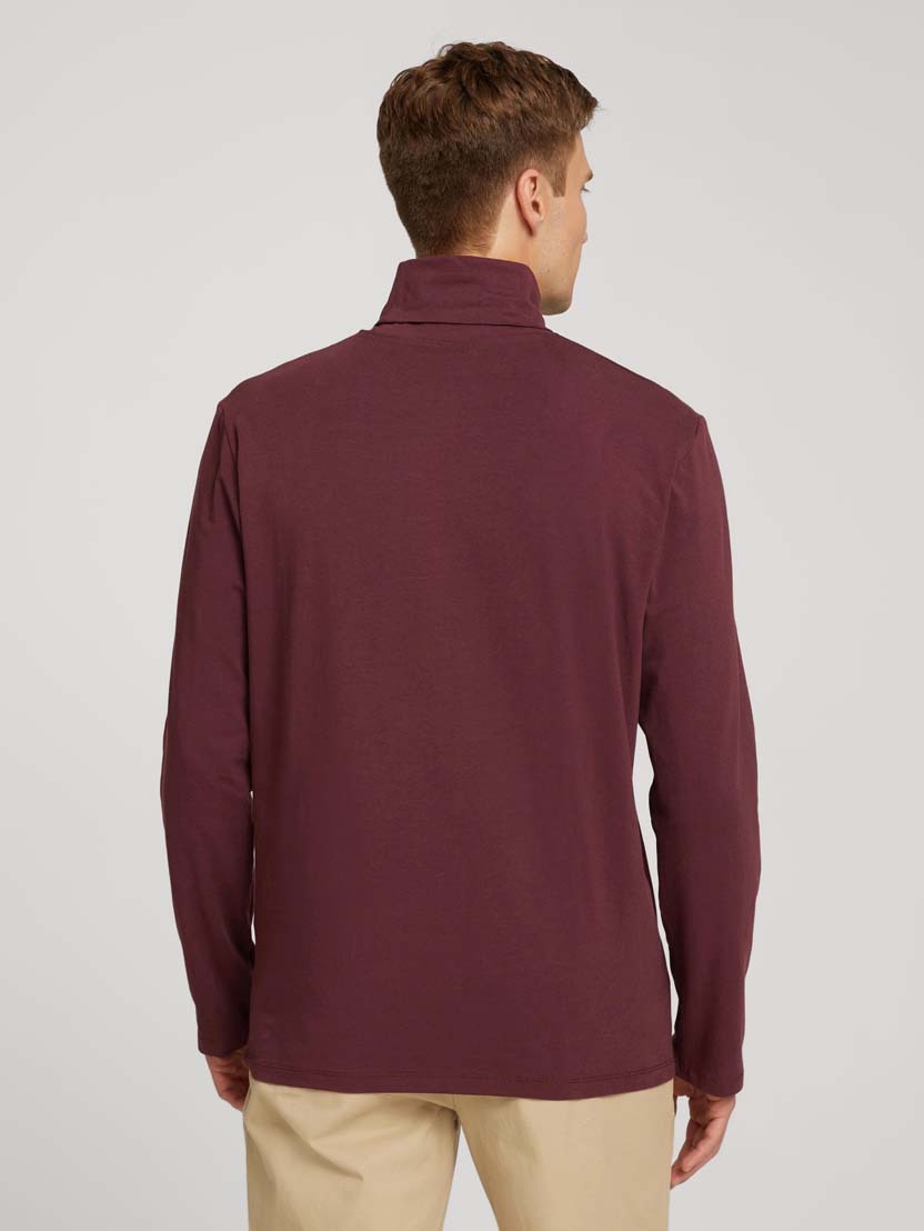 Tom Tailor Basic Rollkragenshirt Sweatshirt
