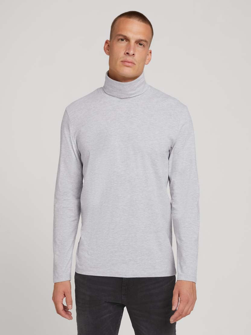 Tom Tailor Basic Rollkragenshirt Sweatshirt