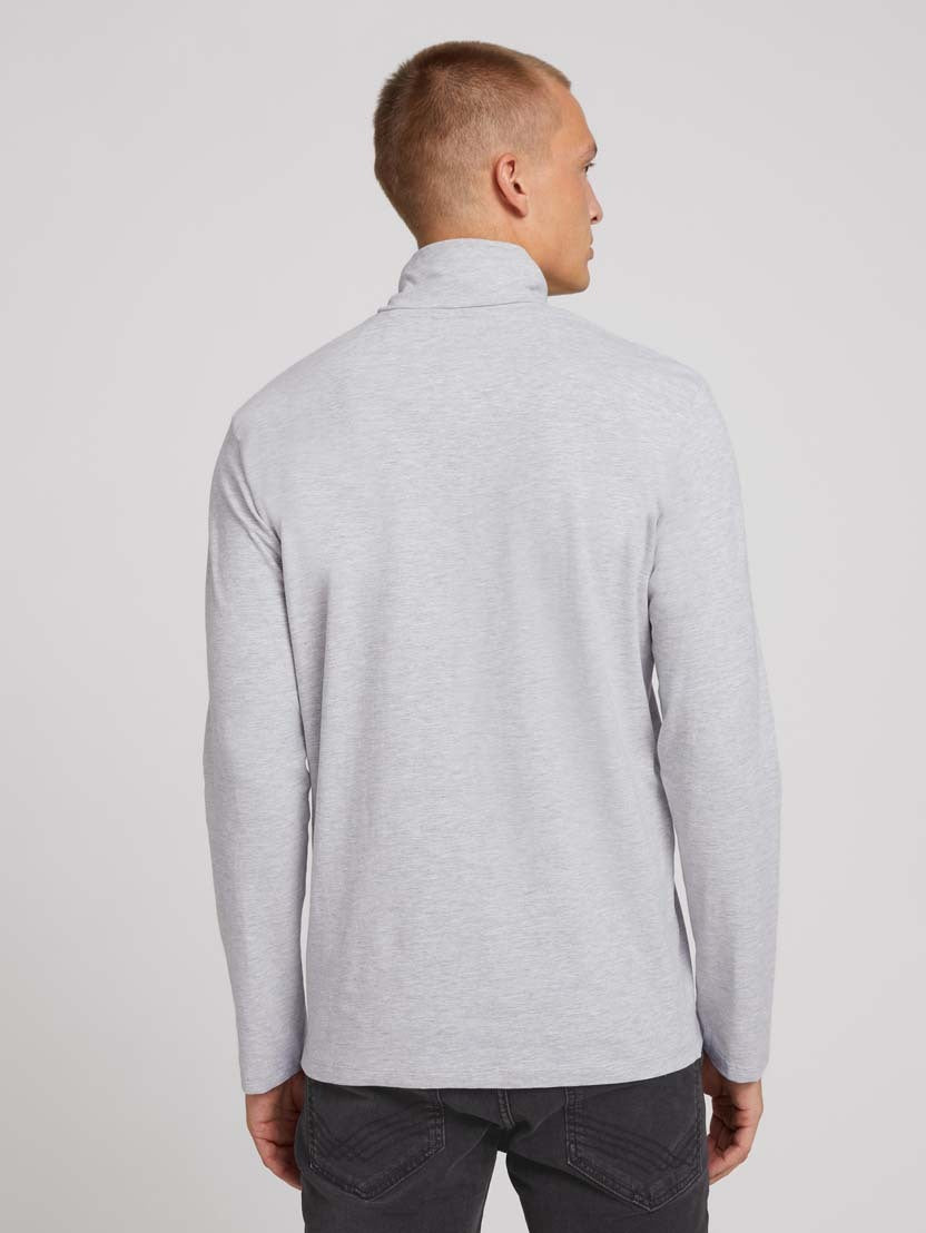 Tom Tailor Basic Rollkragenshirt Sweatshirt