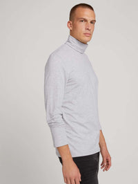 Tom Tailor Basic Rollkragenshirt Sweatshirt