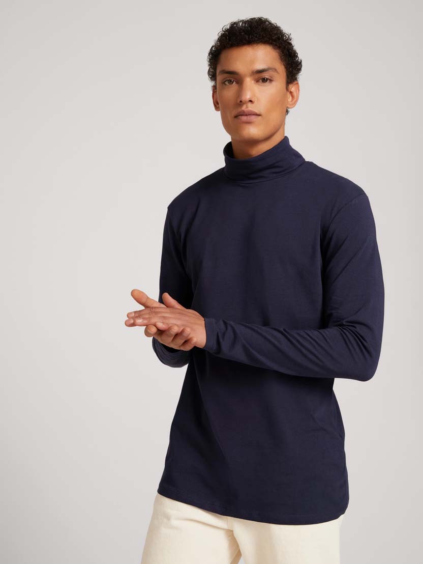 Tom Tailor Langarmshirt mit Rollkragen