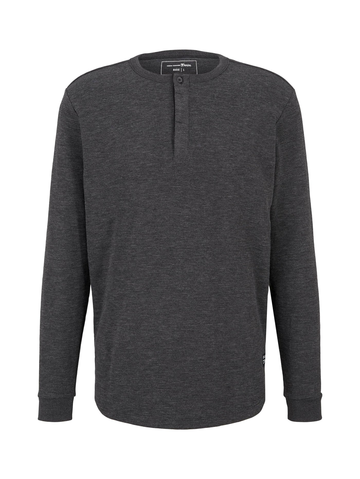 Tom Tailor Langarmshirt mit Henleykragen