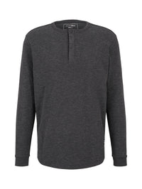 Tom Tailor Langarmshirt mit Henleykragen