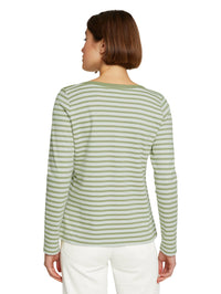 Tom Tailor Sweatshirt Interlock Contrast Neck