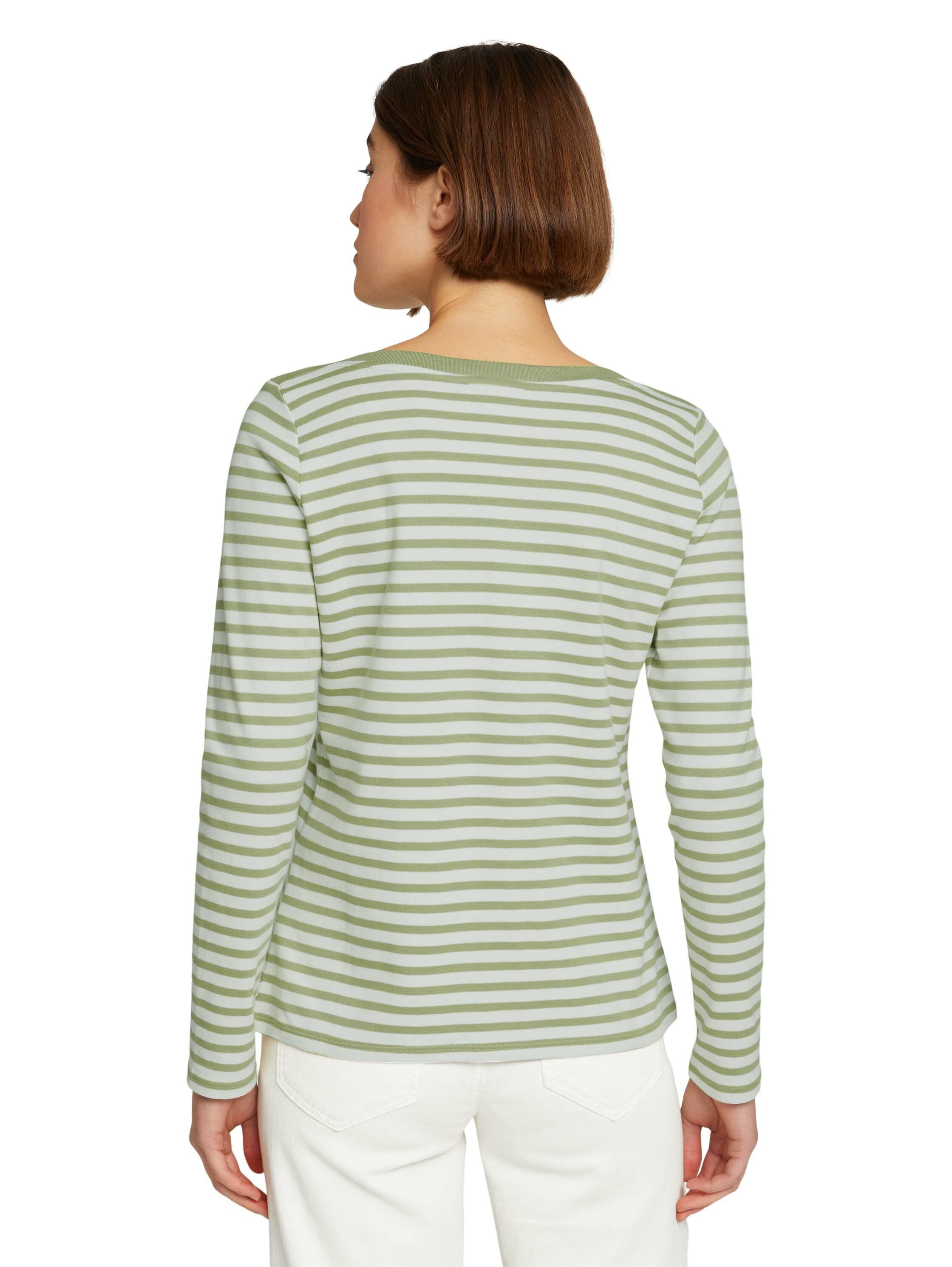 Tom Tailor Sweatshirt Interlock Contrast Neck