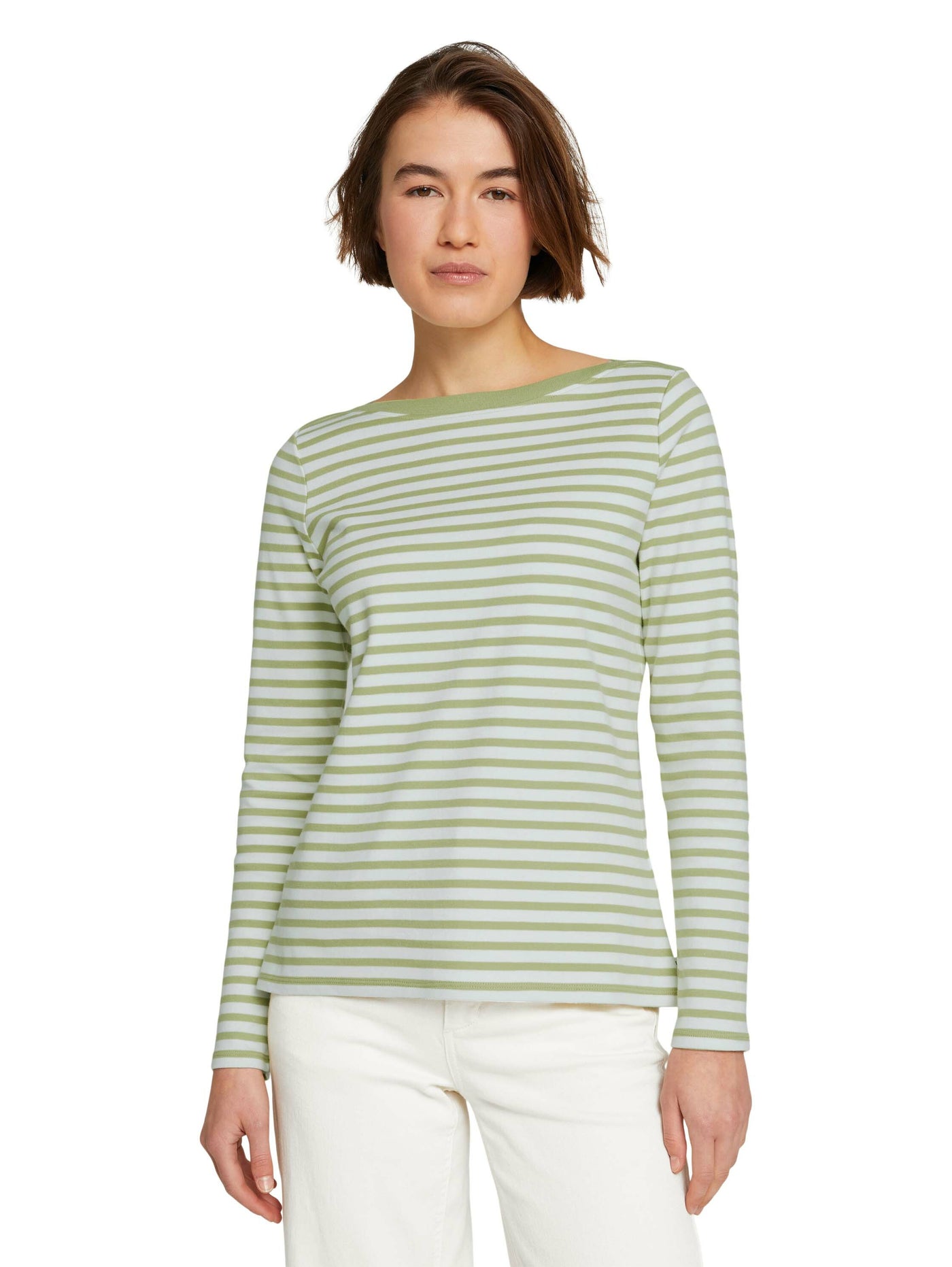 Tom Tailor Sweatshirt Interlock Contrast Neck