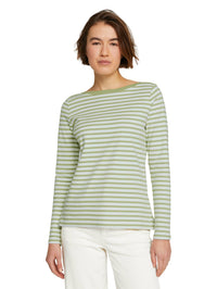 Tom Tailor Sweatshirt Interlock Contrast Neck
