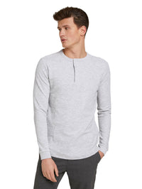 Tom Tailor Langarmshirt mit Henleykragen