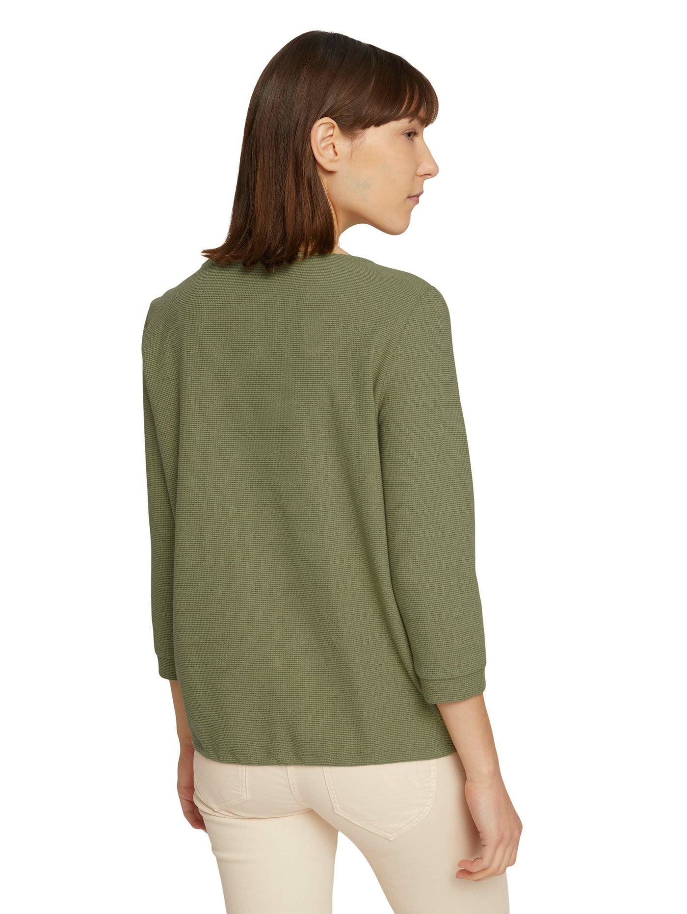 Tom Tailor Bluse Waffle Structure